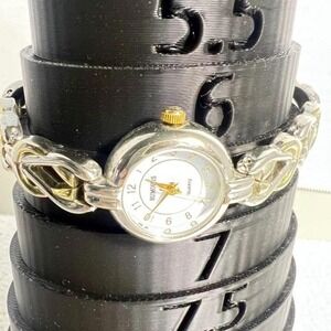 Vintage Rumours Womens Watch Quartz Stainless Steel Gold Silver Tone Chain Band